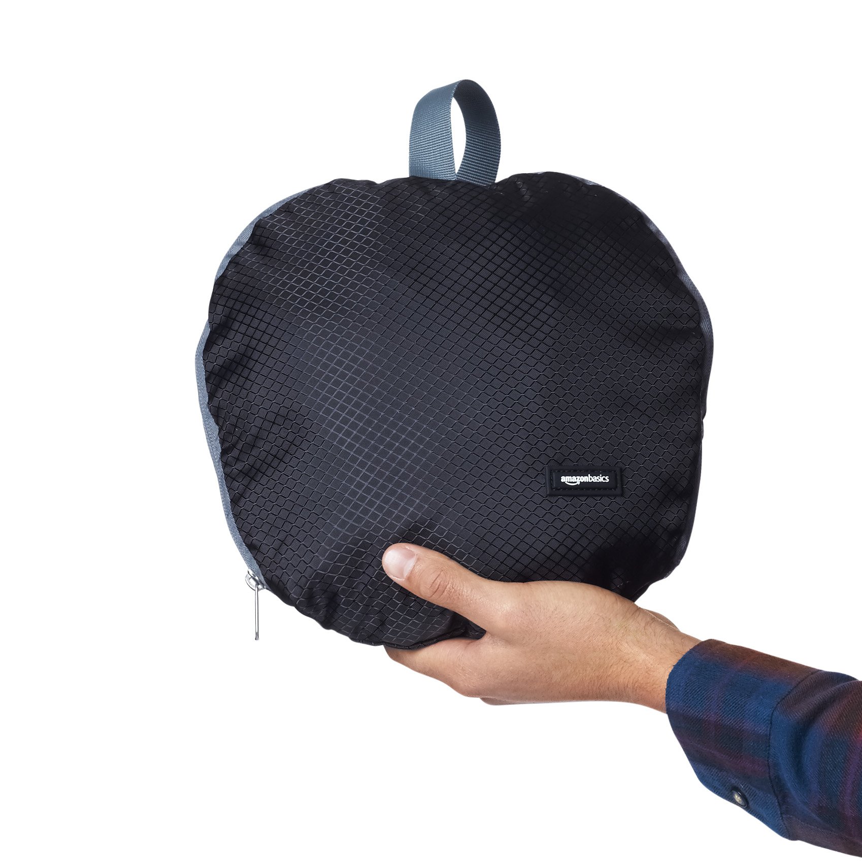 AmazonBasics 可摺疊旅行健身袋｜23吋・黑色・圖片 2
