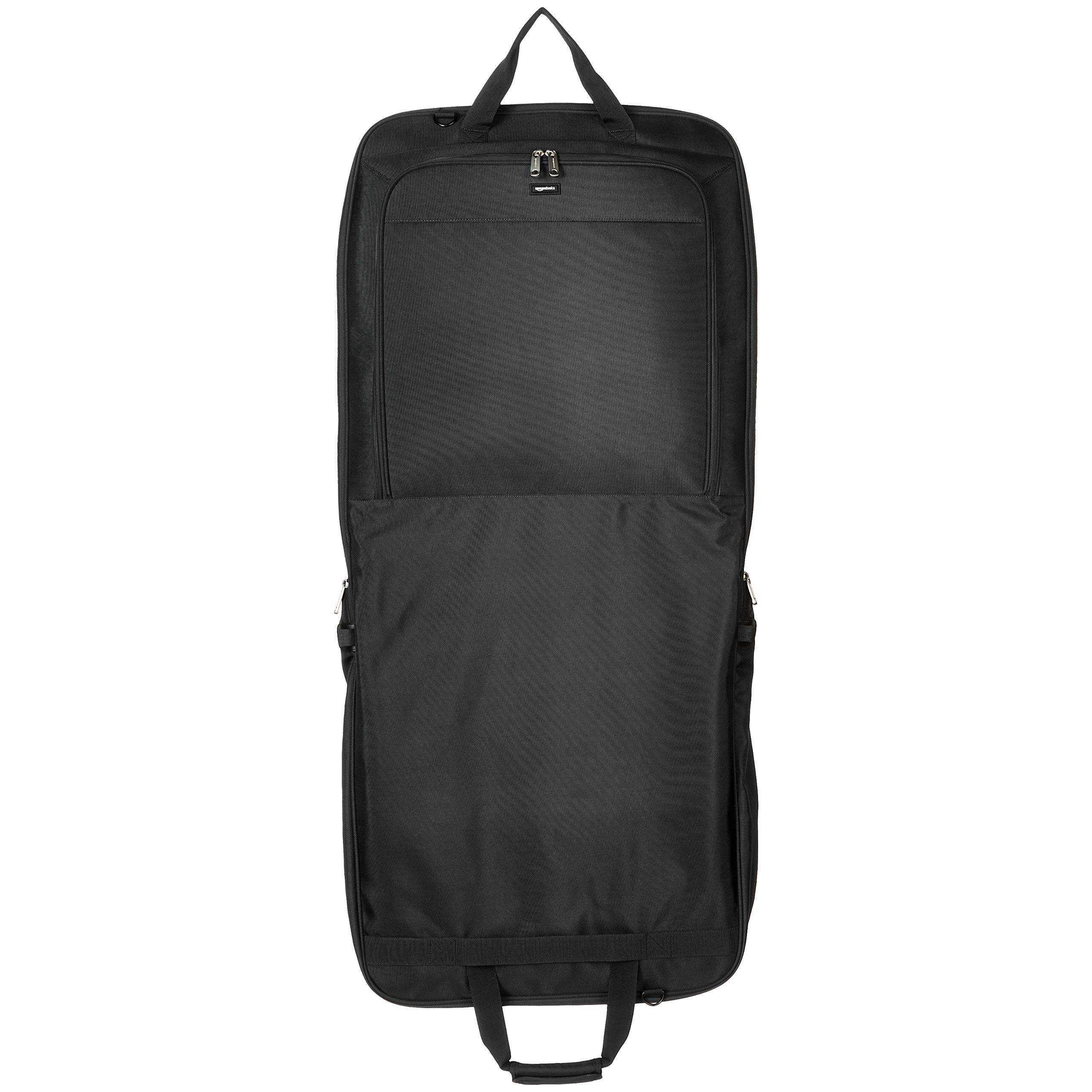 AmazonBasics Premium 旅行掛式西裝袋｜23吋・黑色・圖片 4