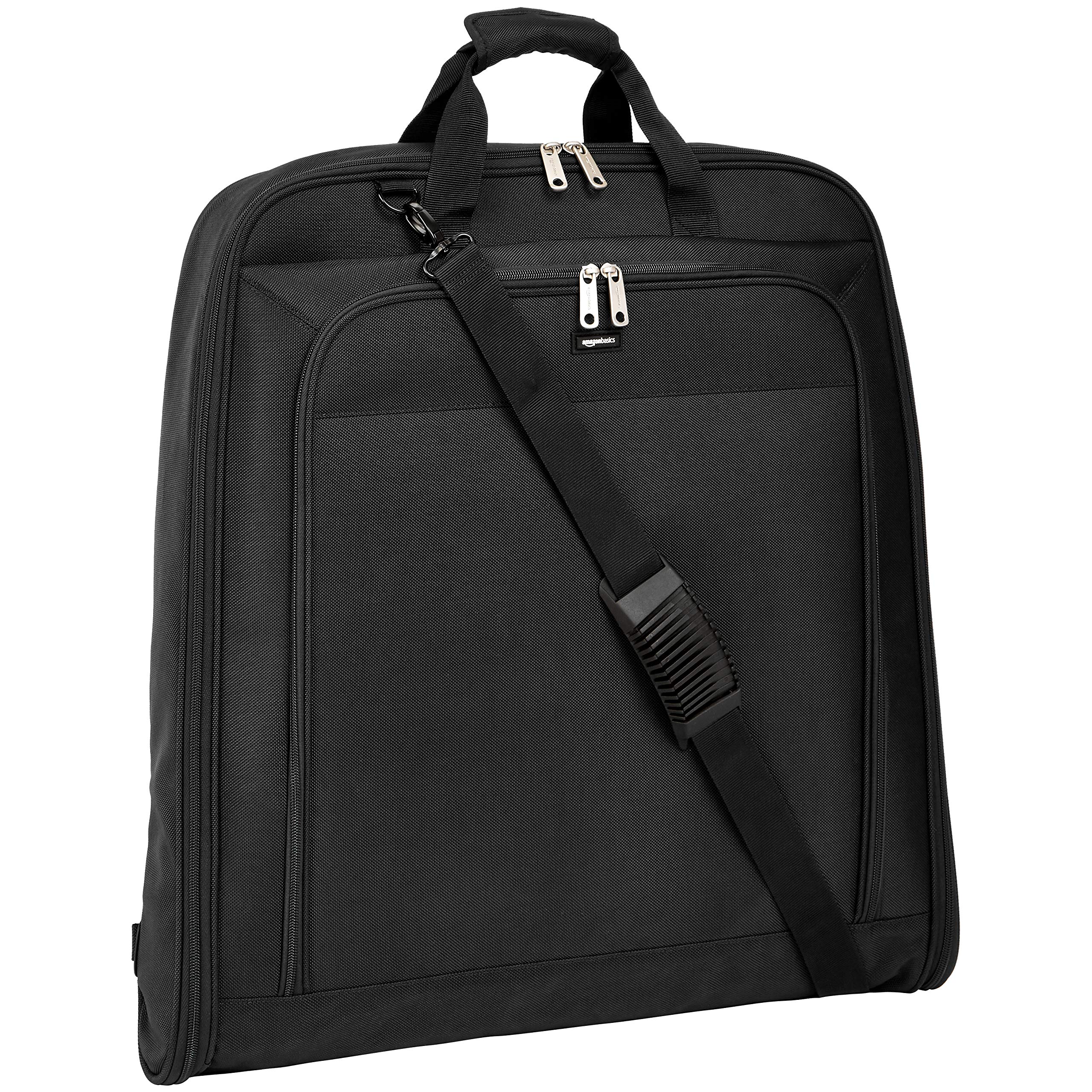 AmazonBasics Premium 旅行掛式西裝袋|23吋・黑色